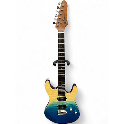Used Volgoa ST BLUE FADE Solid Body Electric Guitar