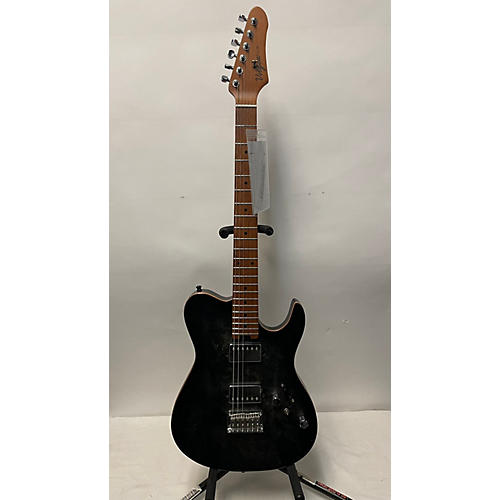 Used Volgoa Solid Body Trans Black Solid Body Electric Guitar Trans Black