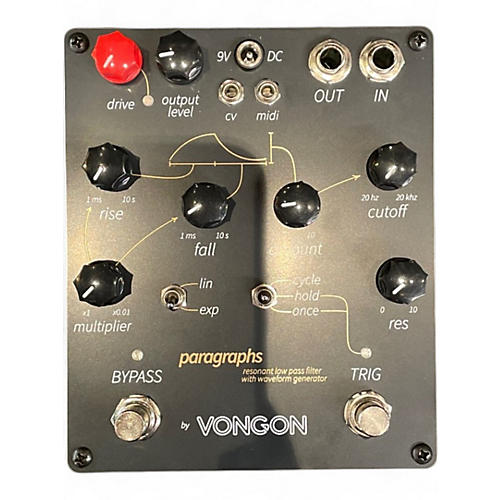 Used Vongon PARAGRAPHS Effect Pedal