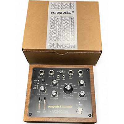Used Vongon Paragraphs II Effect Pedal