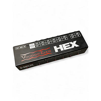 Used Voodoo Lab Hex Audio Loop Switcher Signal Processor