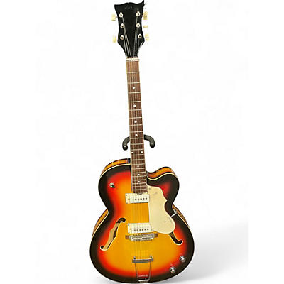 Used Vox Typhoon 3 Color Sunburst Hollow Body Electric Guitar