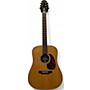 Used Voyage Air VAD-2 Natural Acoustic Electric Guitar Natural