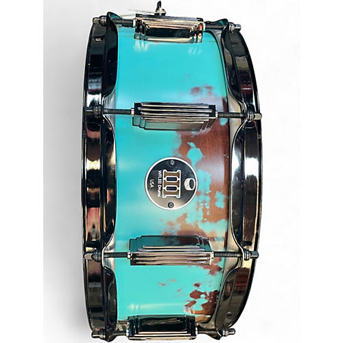 Used WFLIII Drums 14X5 maple snare Patina black Drum Patina black 210