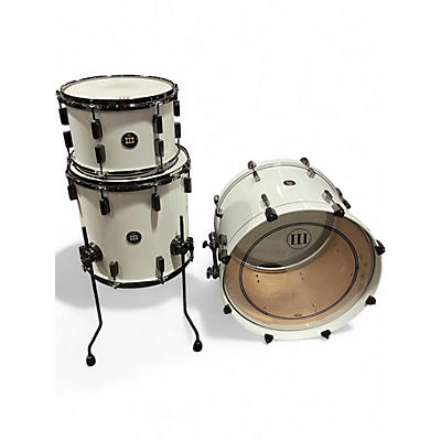 Used WFLIII Drums 3 Piece BOP KIT Arctic White Drum Kit