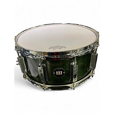 Used WFLIII Drums 6.5X14 Custom Snare Emerald Jade Drum