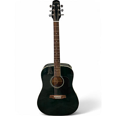 Used Walden D351SU Green Acoustic Guitar
