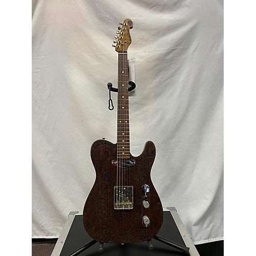 Walla Walla Used Walla Walla Maverick Brown Solid Body Electric Guitar Brown