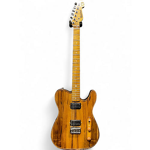 Used Walla Walla Maverick Honey Stain Solid Body Electric Guitar Honey Stain