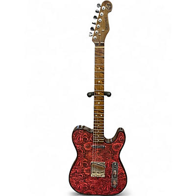 Used Walla Walla Maverick Red Hollow Body Electric Guitar