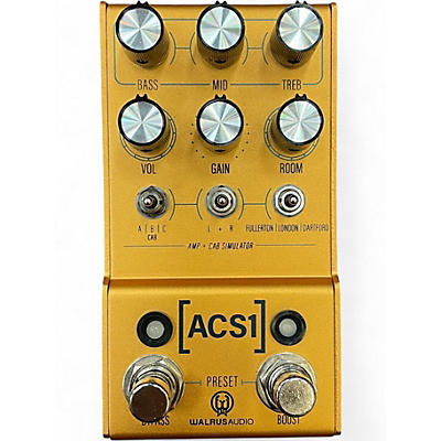 Used Walrus Audio ACS1 AMP & CAB SIM Effect Pedal