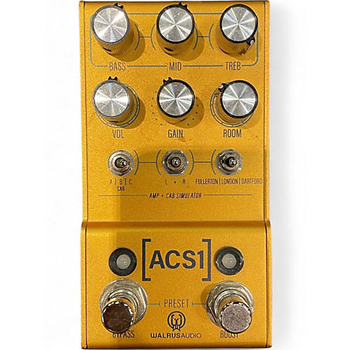 Used Walrus Audio ACS1 Amp Sim Pedal Effect Pedal