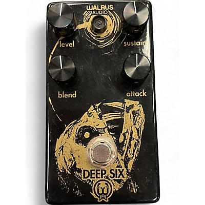 Walrus Audio Used Walrus Audio Deep Six Compressor Limited Edition Black and gold Effect Pedal