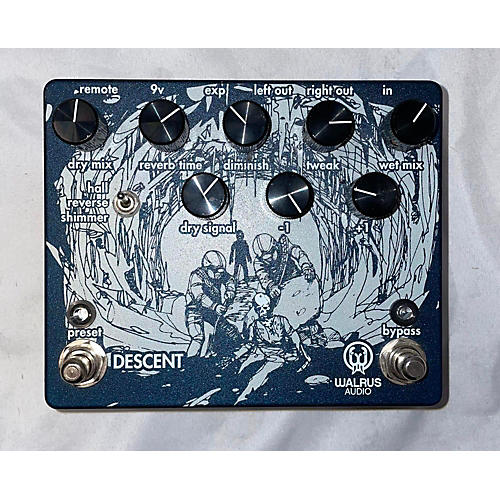 Walrus Audio Used Walrus Audio Descent Reverb Effect Pedal