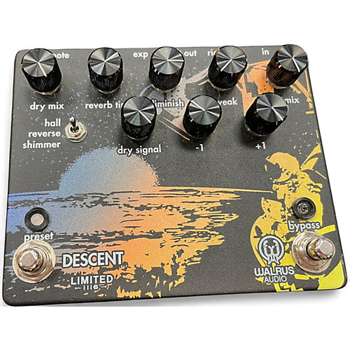 Walrus Audio Used Walrus Audio Descent Reverb Effect Pedal