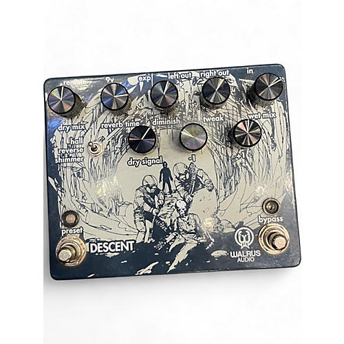 Used Walrus Audio Descent Reverb Effect Pedal