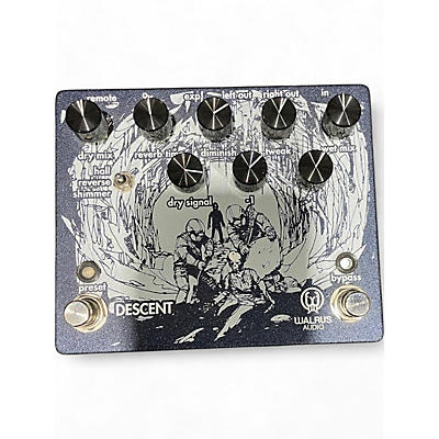 Used Walrus Audio Descent Reverb Effect Pedal