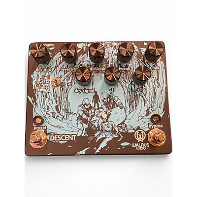 Used Walrus Audio Descent Reverb Effect Pedal