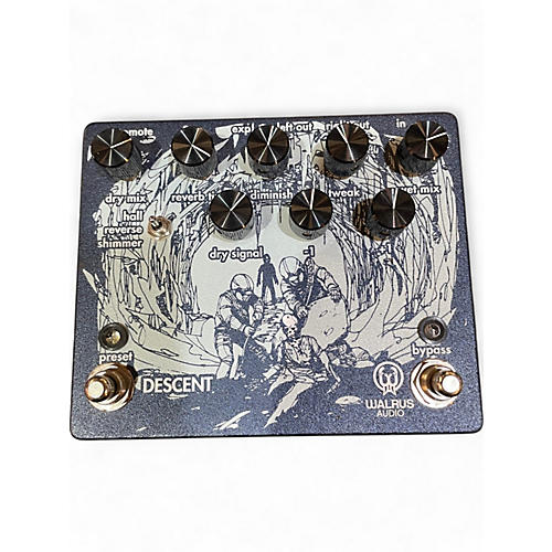 Used Walrus Audio Descent Reverb Effect Pedal