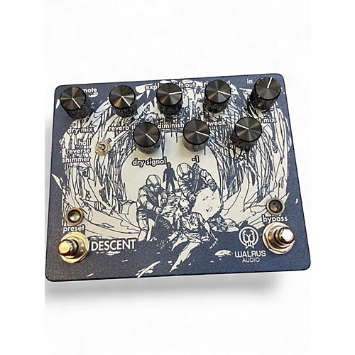 Used Walrus Audio Descent Reverb Effect Pedal