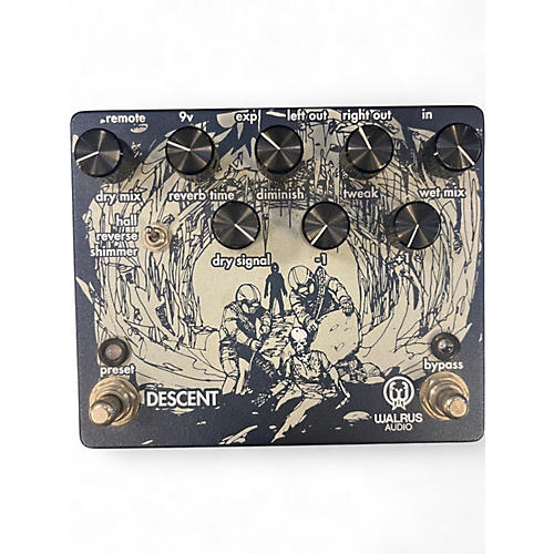 Used Walrus Audio Descent Reverb Effect Pedal