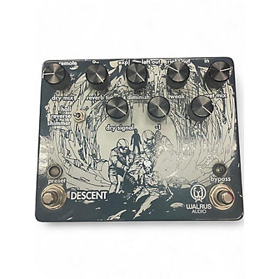 Used Walrus Audio Descent Reverb Effect Pedal