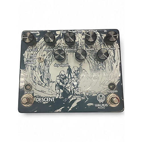 Used Walrus Audio Descent Reverb Effect Pedal