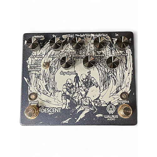 Used Walrus Audio Descent Reverb Effect Pedal