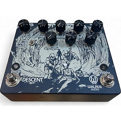 Used Walrus Audio Descent Reverb Effect Pedal