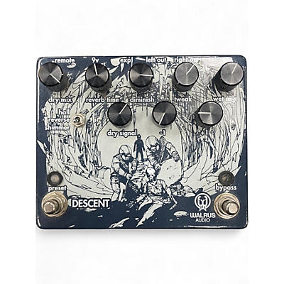 Used Walrus Audio Descent Reverb Effect Pedal