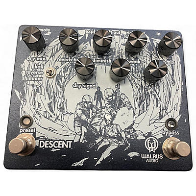 Used Walrus Audio Descent Reverb Effect Pedal