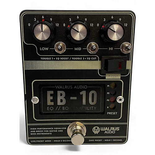 Used Walrus Audio EB10 Effect Pedal