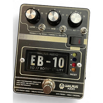 Used Walrus Audio EB10 Effect Pedal