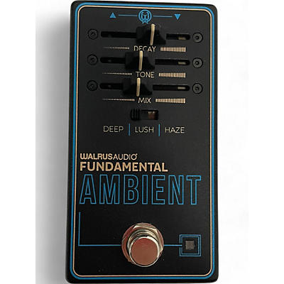 Used Walrus Audio FUNDAMENTAL AMBIENT Effect Pedal