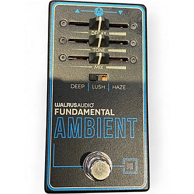 Used Walrus Audio FUNDAMENTAL AMBIENT Effect Pedal