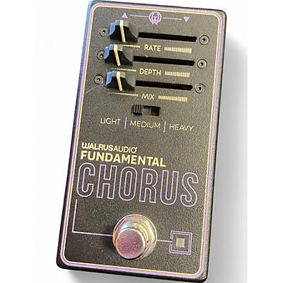 Used Walrus Audio FUNDAMENTAL CHORUS Effect Pedal