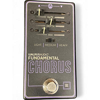 Used Walrus Audio FUNDAMENTAL CHORUS Effect Pedal