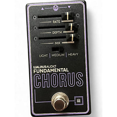 Used Walrus Audio FUNDAMENTAL CHORUS Effect Pedal