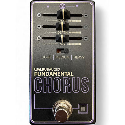 Used Walrus Audio FUNDAMENTAL CHORUS Effect Pedal