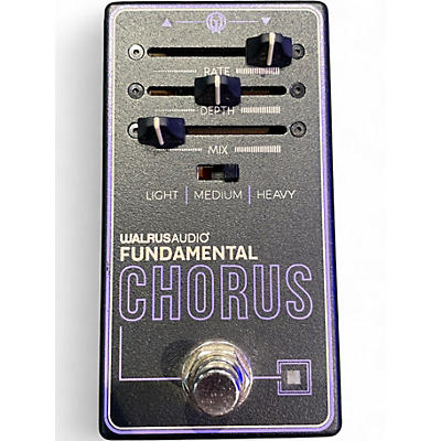 Used Walrus Audio FUNDAMENTAL CHORUS Effect Pedal