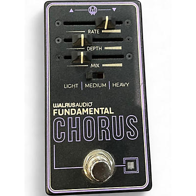 Used Walrus Audio FUNDAMENTAL CHORUS Effect Pedal