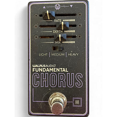 Used Walrus Audio FUNDAMENTAL CHORUS Effect Pedal