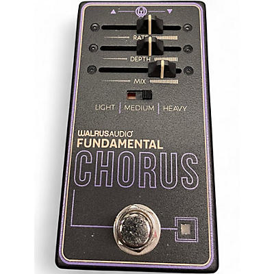 Used Walrus Audio FUNDAMENTAL CHORUS Effect Pedal