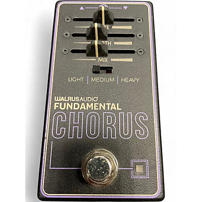 Used Walrus Audio FUNDAMENTAL CHORUS Effect Pedal