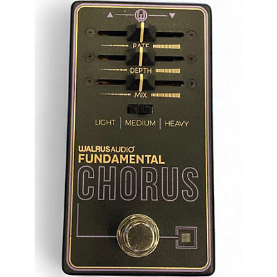 Used Walrus Audio FUNDAMENTAL CHORUS Effect Pedal