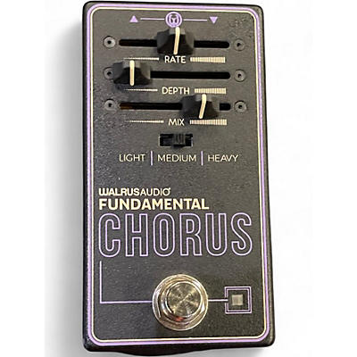 Used Walrus Audio FUNDAMENTAL CHORUS Effect Pedal