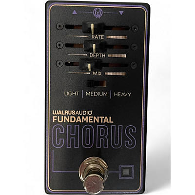 Used Walrus Audio FUNDAMENTAL CHORUS Effect Pedal