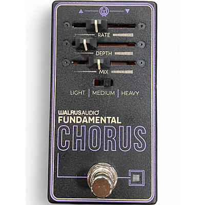 Used Walrus Audio FUNDAMENTAL CHORUS Effect Pedal