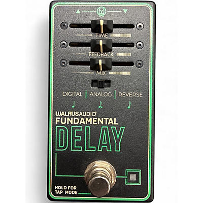 Used Walrus Audio FUNDAMENTAL DELAY Effect Pedal