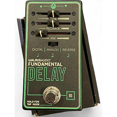 Used Walrus Audio FUNDAMENTAL DELAY Effect Pedal